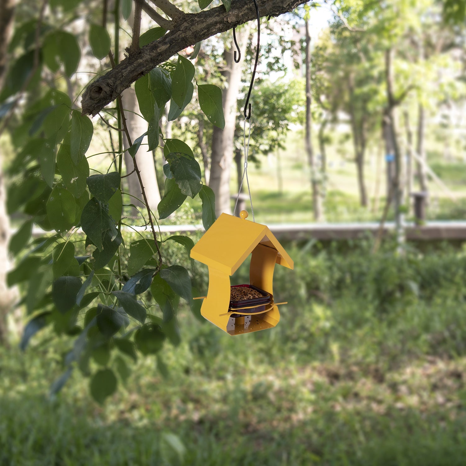 The Perfect Addition to Your Outdoor Space: Outdoor Hanging Metal Bird Feeder